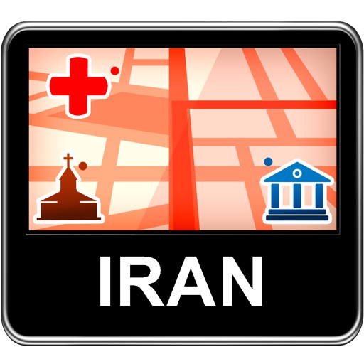 Iran Vector Map - Travel Monster icon