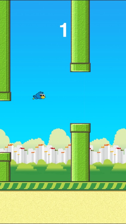 Flap Birdie Free - Blue bird back now