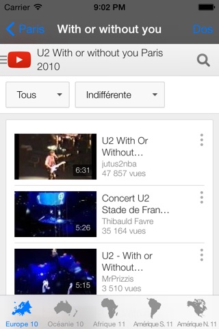 Tour Guide for U2 2009 screenshot 3