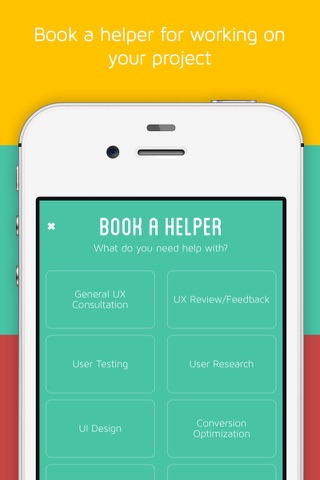 UX Help screenshot 3