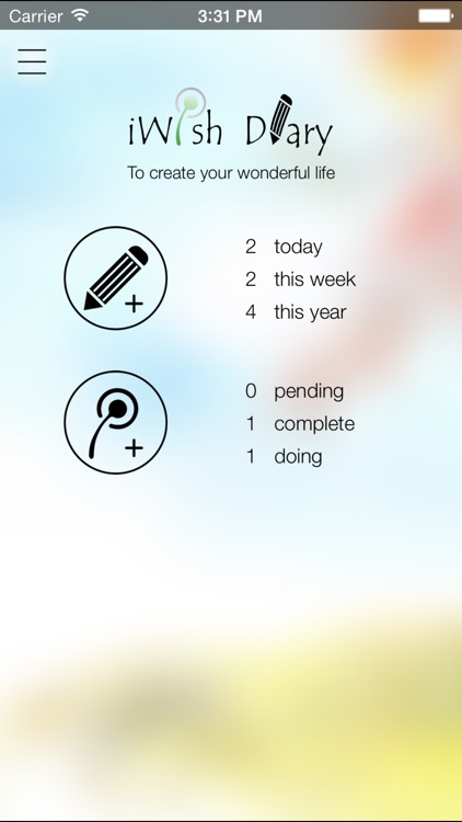 iWish Diary | A positive journaling tool, wish list
