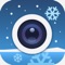 Amazing SnowCam - a snow effect cinemagraph + Christmas frames camera