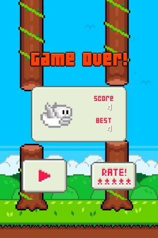 Tiny Bird - The Impossible Adventure of the Amazing Mister Flap - Free Gratis Game screenshot 2