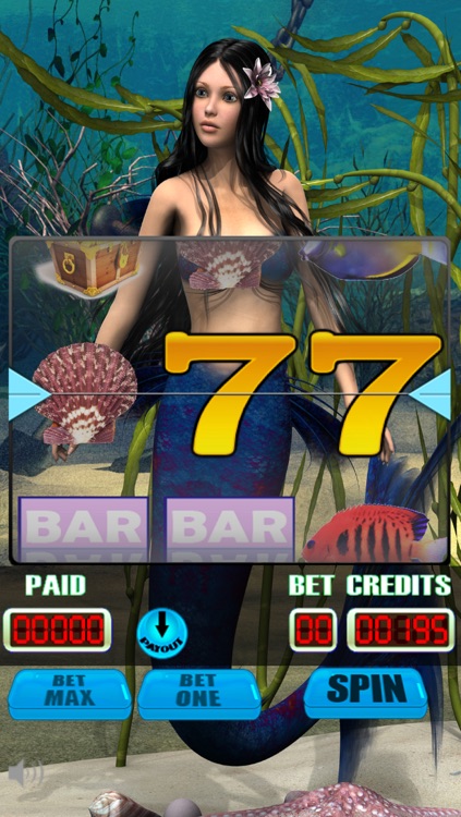 Fantasy Mermaid Fish Girl 777 Xtreme Las Vegas Style Slots screenshot-3