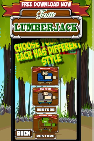 Lumberjack Tom - Chop The Tree screenshot 4