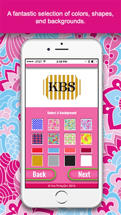 The PinkyGirl Monogram Maker And Text App