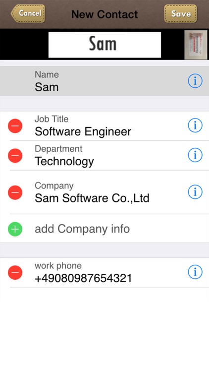 SamCard Pro-card reader&business card scanner&ocr screenshot-3