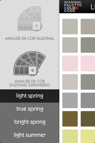 Seasonal Palette Color Code screenshot 3