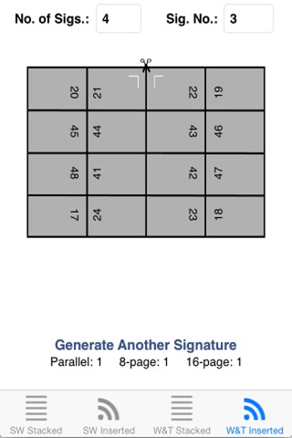 16-up Page Impositions - náhled