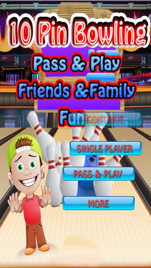 10 pin Bowling - Pass & Play Friends & F