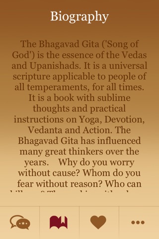 Bhagwat Gita : A part of the Hindu epic Mahabharta - Bhagwad Geeta screenshot 4