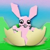 Pink Bouncing Bunny - Eggs Breaking Game