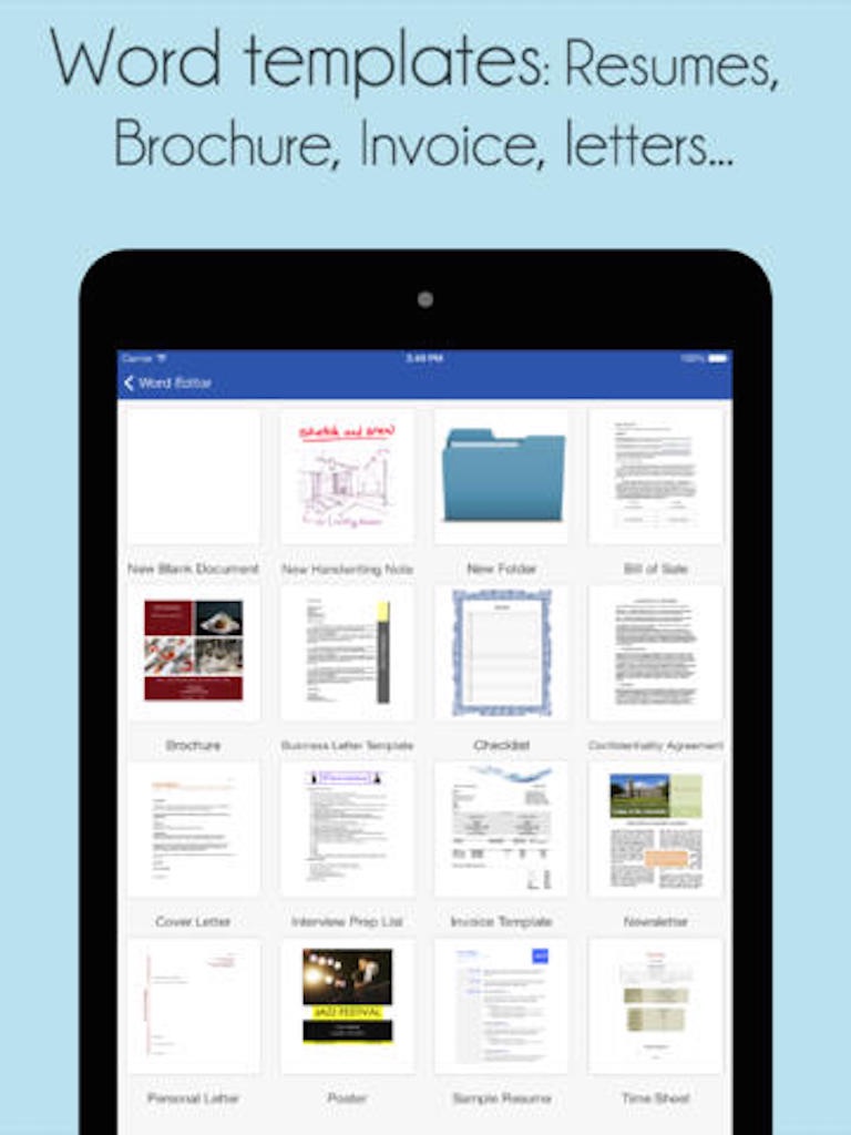 Quick Docs Lite - Office Suite for PDF, Quickoffice, Microsoft Word and Class Notes edition screenshot 4