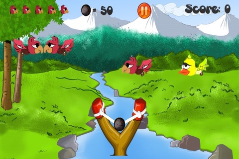 Slingshot Birds  Shooting : A Flyer Sling Hunting Games screenshot 2