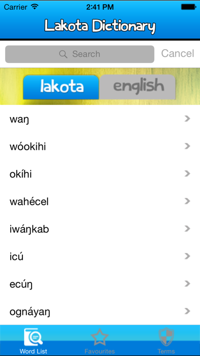 How to cancel & delete Lakota Dictionary from iphone & ipad 2