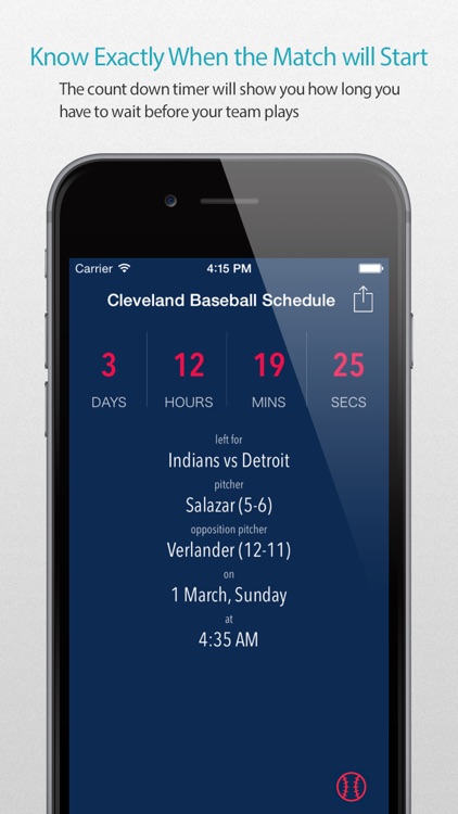 Cleveland Baseball Schedule Pro — News, live commentary, standings and more for your team!