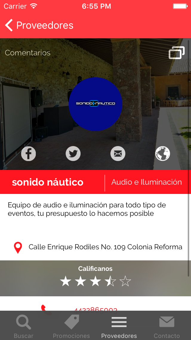 Fandango App Event Planner