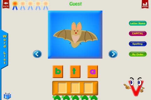 ABC Phonics Make a Word Free - Short Vowel App for Kindergarten and First Grade kidsのおすすめ画像1