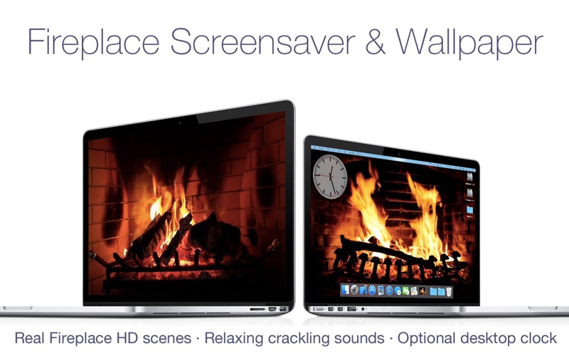 Fireplace Screensaver Wallpaper Hd With Relaxing Crackling Fire