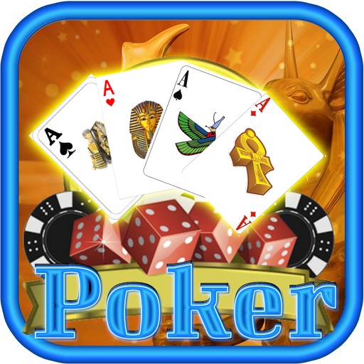 Fantasy Egyptian Lucky VIP Casino Video Poker Free Game HD iOS App