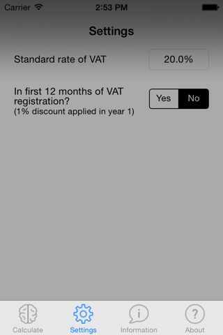 VAT Flat Rate Scheme Calculator screenshot 2