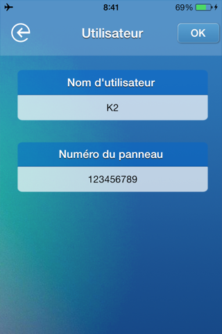 Nemaxx K2 Alarm system screenshot 4