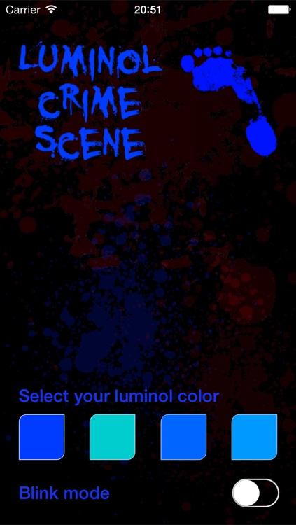 Luminol Crime Scene