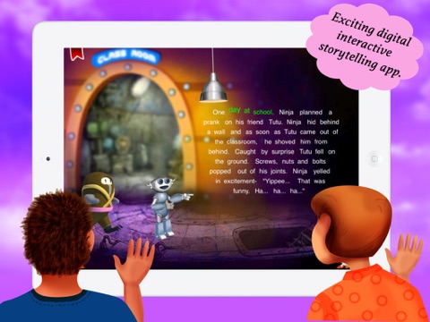 Naughty Ninja Robot for Children by Story Time for Kids screenshot 4
