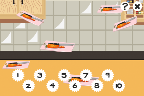 A Kitchen Counting Game for Children: Learning to count with Cooking screenshot 4