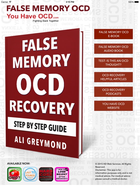 False Memory OCD Recovery HD