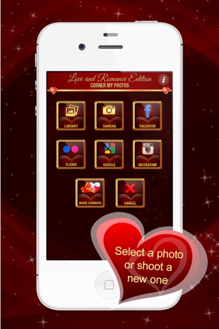 Corner My Photos – Love & Romance Edition - Add beautiful loving, heartfelt photo corners to your pictures. screenshot 2