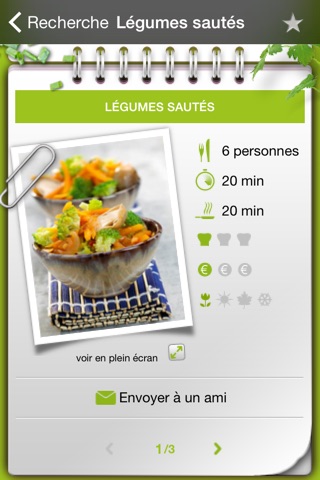 iGourmand 101 recettes santé screenshot 4