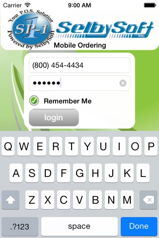 SP1 by SelbySoft Mobile Ordering screenshot 4