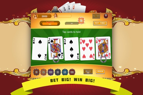 Super Jackpot Video Poker Party HD screenshot 4