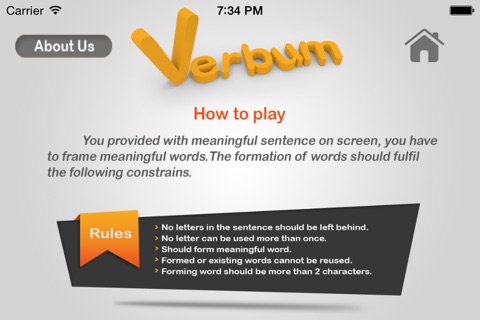 Verbum-Word Game screenshot 2