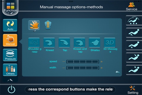 Elite Robo Pad Massage Chair Apple App screenshot 3