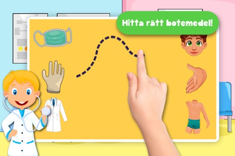 Kids Puzzle Teach me Hospital - Learn how to be a doctor or a nurse screenshot 2