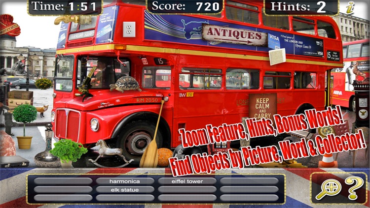 Adventure London Find Objects - Hidden Object Time & Spot Difference Puzzle Games screenshot-3