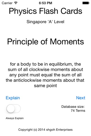 A Level Physics Flashcards screenshot 3