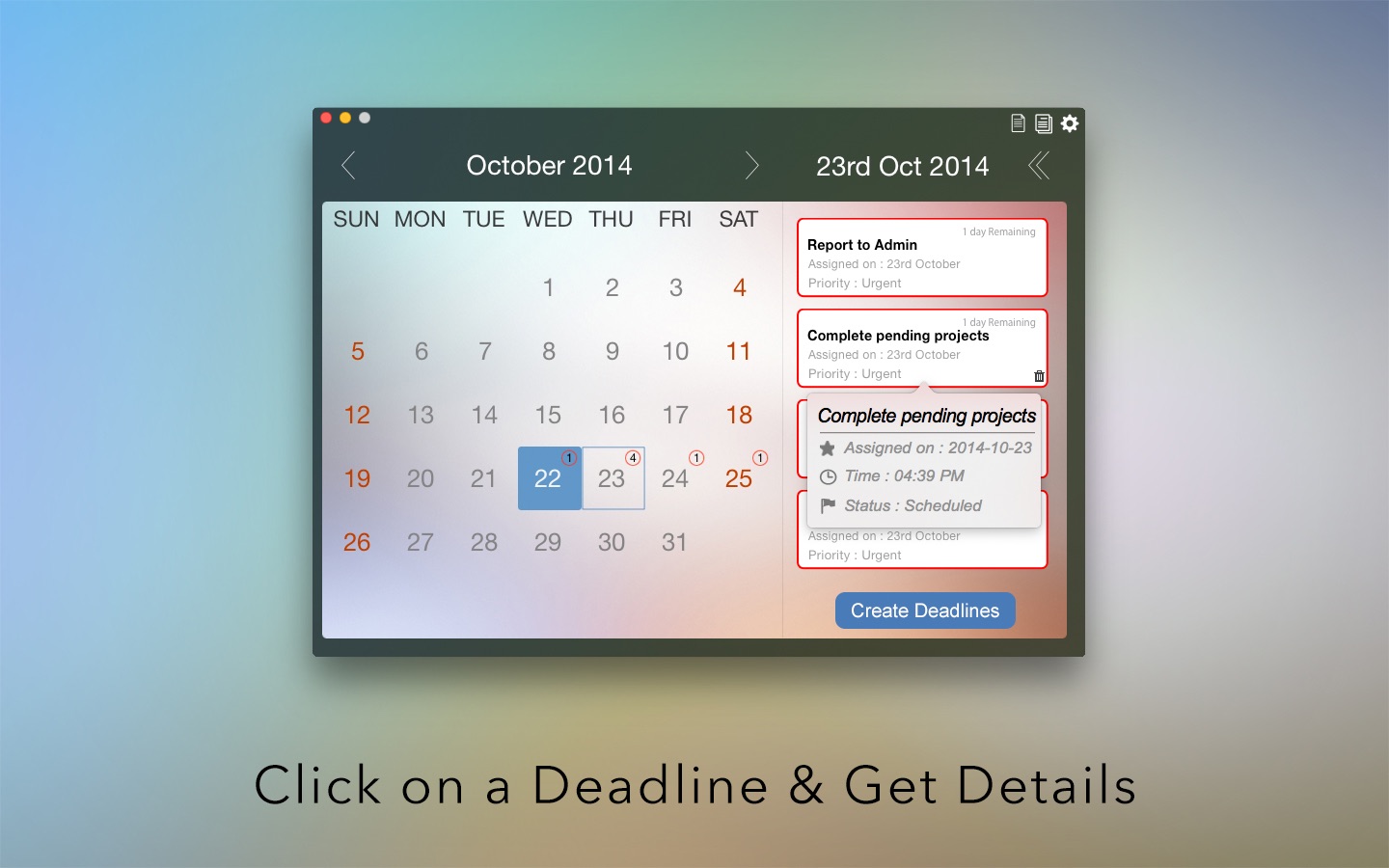 ‎Deadlines on the Mac App Store