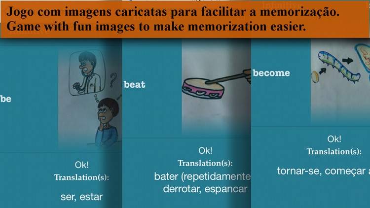 iRRegular Verbs - Português Inglês - English Portuguese screenshot-0