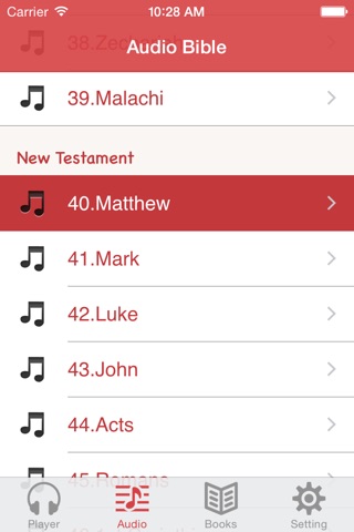KJV Bible (Audio & Book) screenshot 2