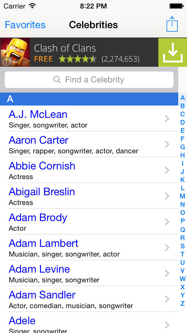 How to cancel & delete Celebrity Real Names FREE: Guess Celebs Name Game & Look Alike Trivia Quiz! from iphone & ipad 1