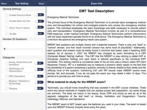 EMT (NREMT) Practice Test & Review Questions. screenshot 2
