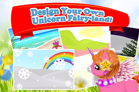 Unicorn Rainbow Dress Up - Fairyland Pet Farm For Little Girl Free screenshot 4