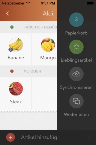 iCanShop Next, simple shopping list screenshot 2