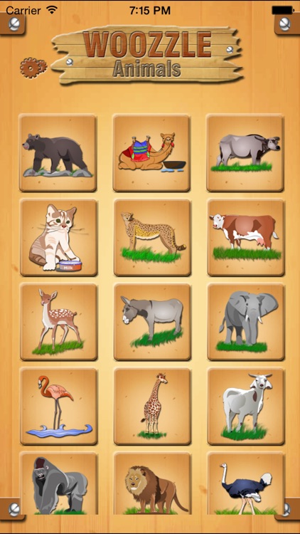 Animals Puzzle Woozzle