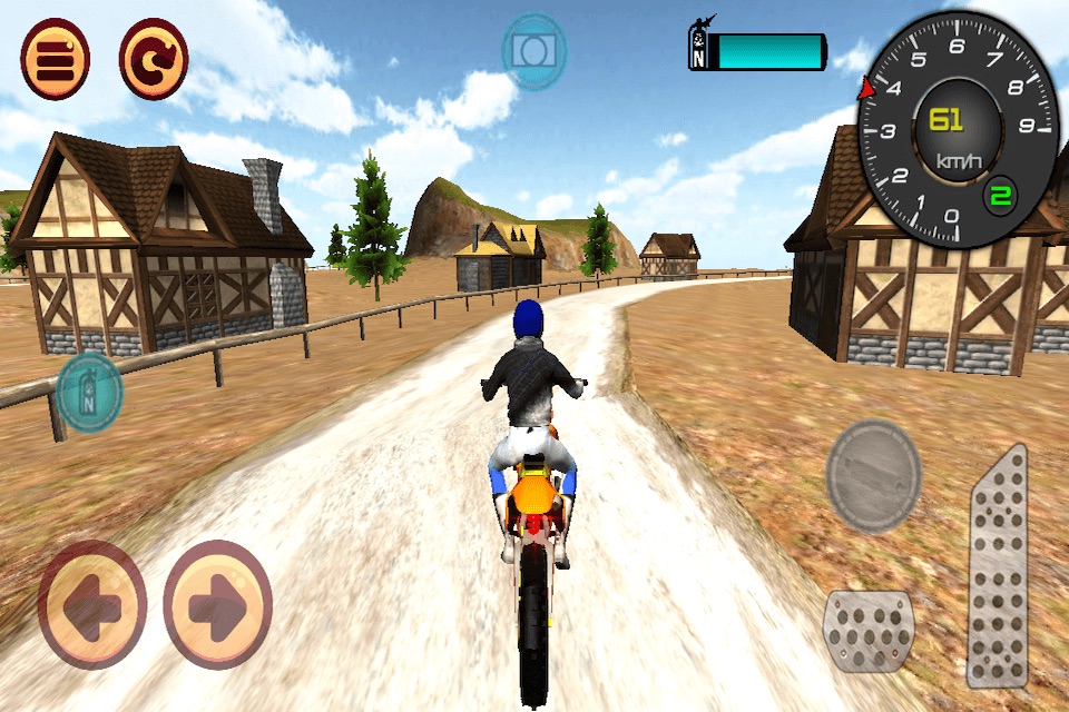 Motocross Countryside Drive 3D - Motorcycle Simulator screenshot 2