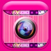 Cute Pink Photo Collage Maker: Adorable photo editor for girls with lots of photo frames, background color themes and photo filters