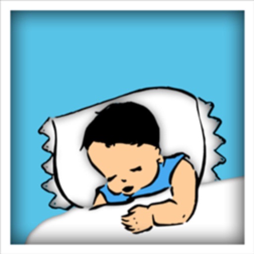 Put to sleep or quiet your baby with a sweet lullaby icon